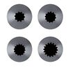 Douille cannelée petits fours inox