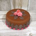 Pâte à sucre marron étalée goût chocolat Patisdécor Pâte à sucre marron étalée goût chocolat Patisdécor