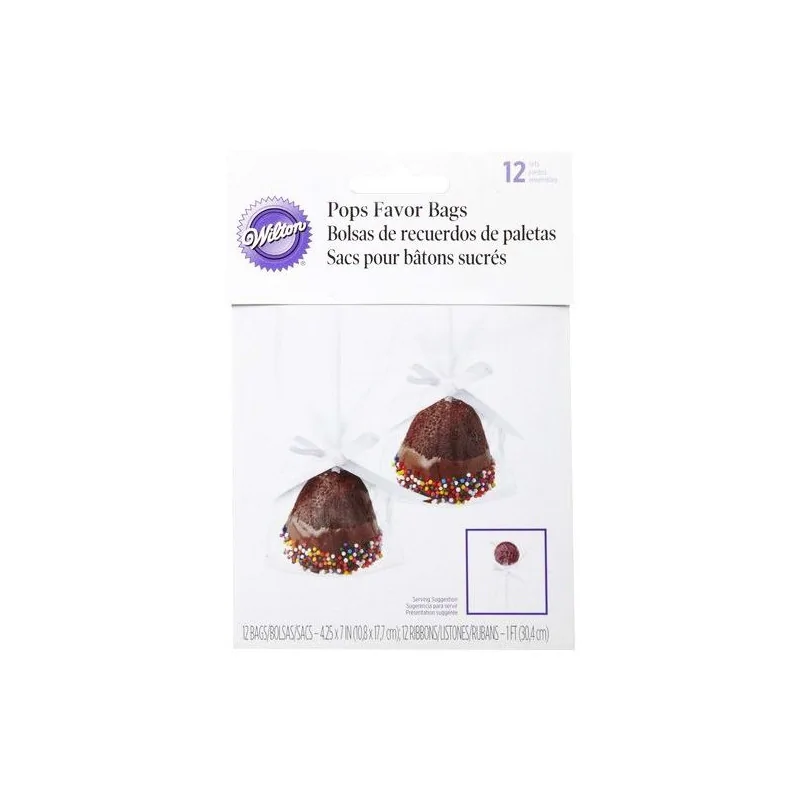 Sachets à cake pops Wilton (x12)
