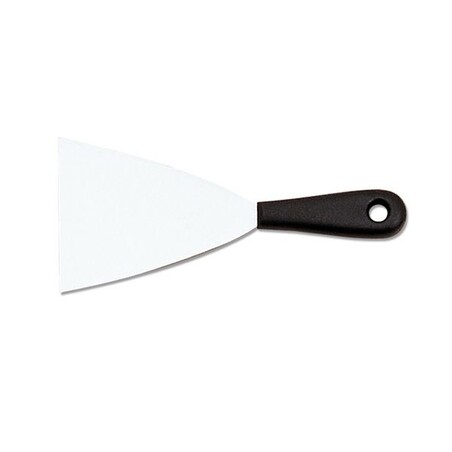 Spatule à dents Triangle acier inox flexible 25cm