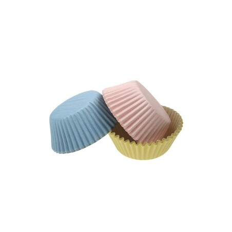 Caissettes à pâtisserie nervurées - Zwart (96 pièces)