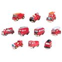 Fèves camions de pompiers Patisdécor (x10)