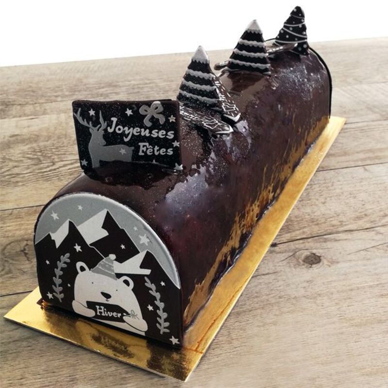 Ensemble De 12 Decors En Chocolat Pour Buche De Noel Cerf Dellier Ensemble De 12 Decors En Chocolat Pour Buche De Noel Cerf Dellier