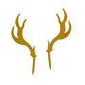 Cake Topper Cerf Dorés Cake Topper Cerf Dorés