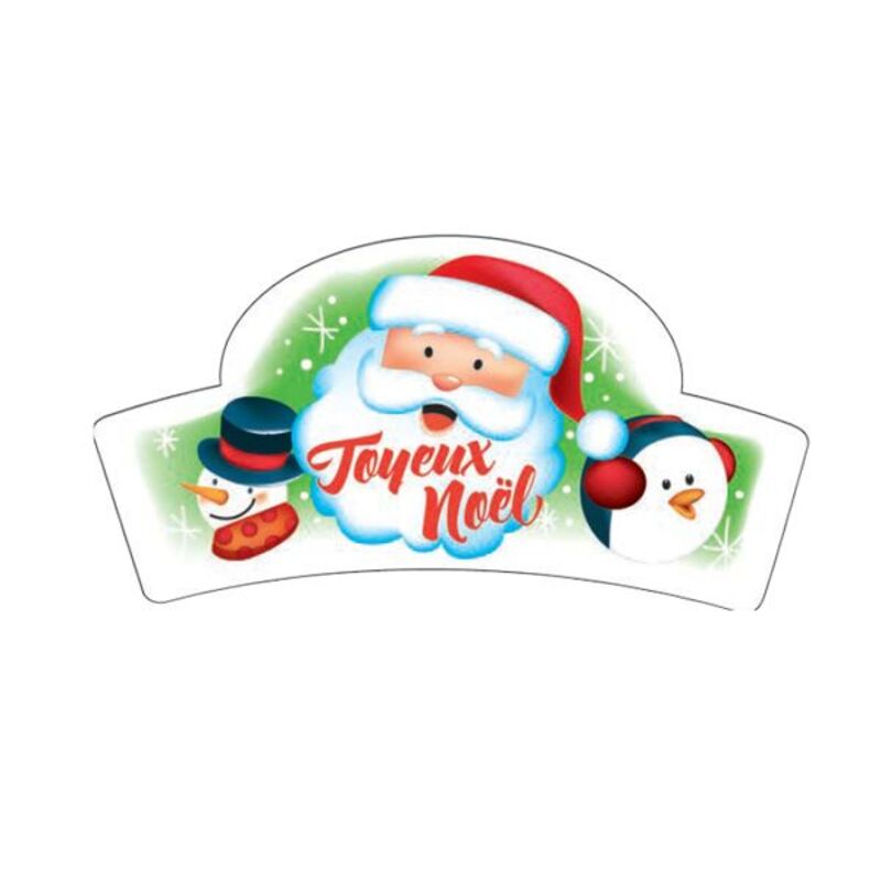 Sachet confiserie Joyeux Noël x10