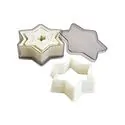 Découpoirs étoiles lisses plastique (x6)