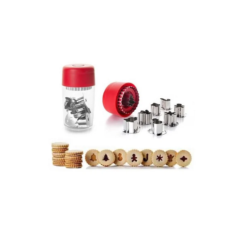Découpoirs linzer Noël assortis (x8)