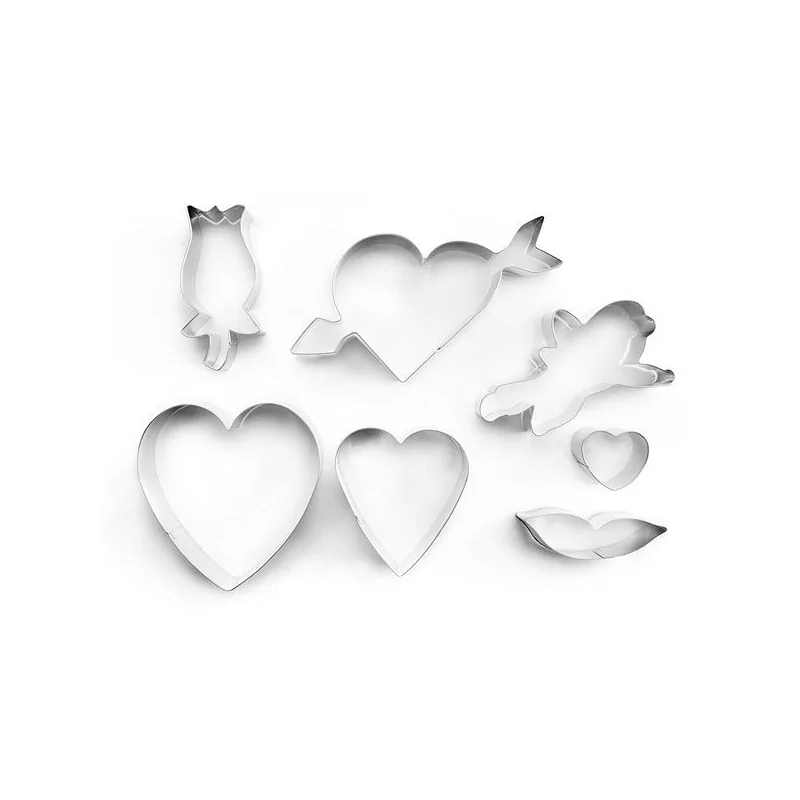 Emporte-pièce Saint Valentin assortis (x7)