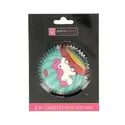 Caissette cupcake vertes Licorne (x 50)