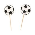 Cupcake Toppers Ballon de Foot (x25)