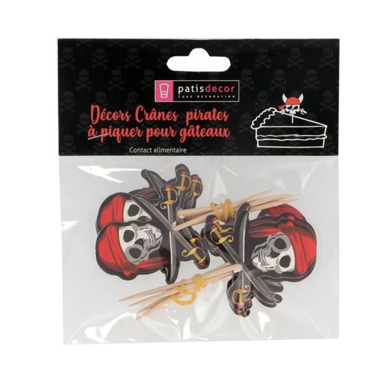 Cupcake Toppers Pirates (x12)