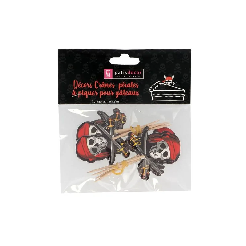 Cupcake Toppers Pirates (x12)