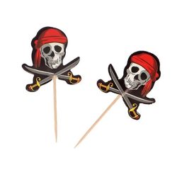 Cupcake Toppers Pirates (x12)