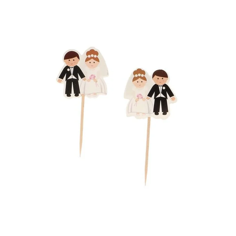 Cupcake Toppers Mariage (x12)