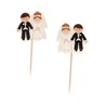Cupcake Toppers Mariage (x12)