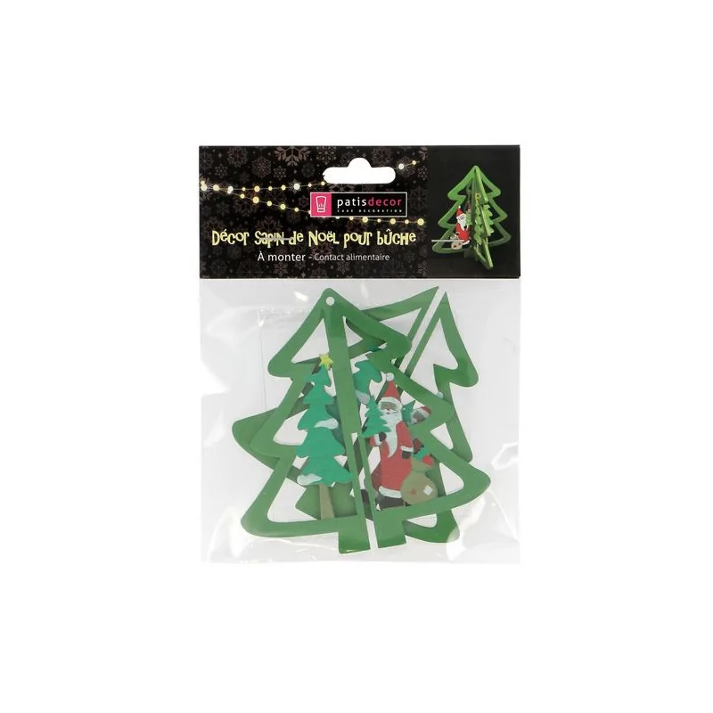 Cake Topper Sapin de Noël Patisdécor