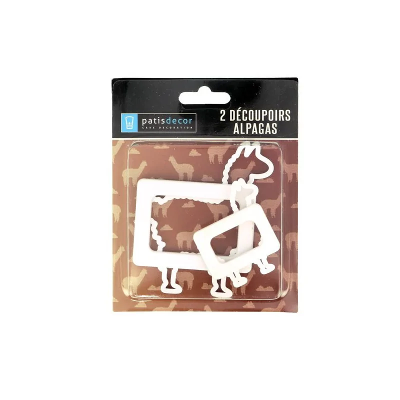 Découpoirs Alpagas Patisdécor (x2)