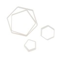 Découpoirs Hexagones assortis Patisdécor (x4)
