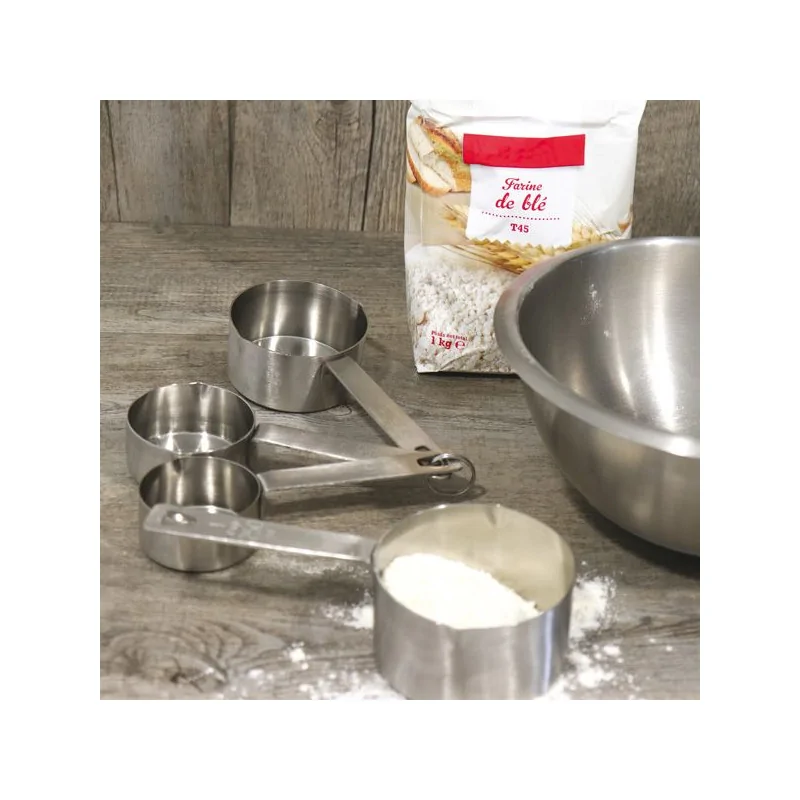 Cuillères à mesure inox assorties Patisdécor (x4)