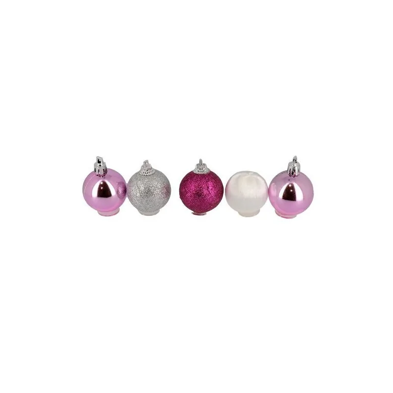 Boules de Noël sur pique assorties Patisdécor (x5)