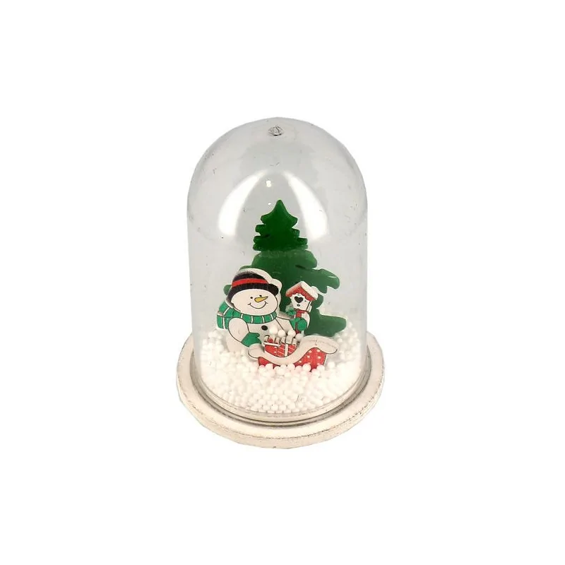 Cake Topper Boule de neige bonhomme de neige Patisdécor