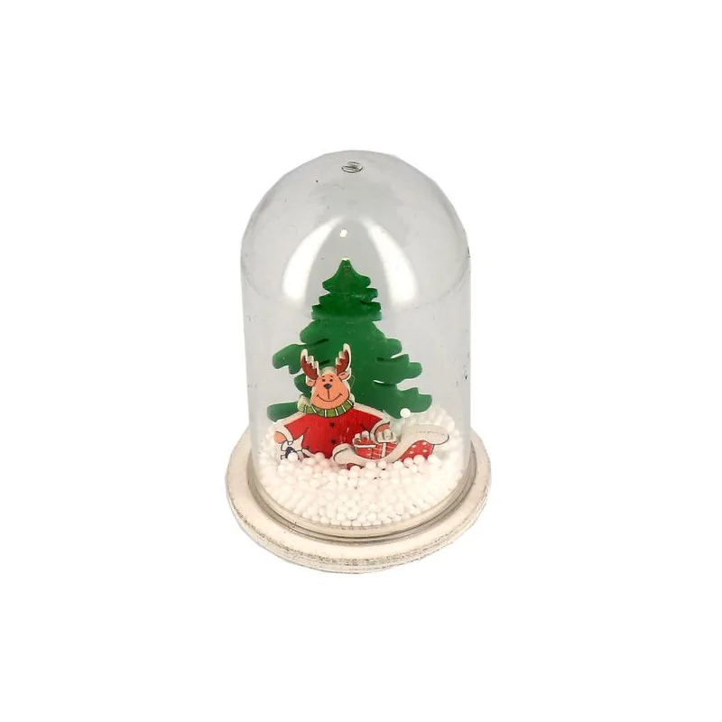 Cake Topper Boule à neige renne Patisdécor