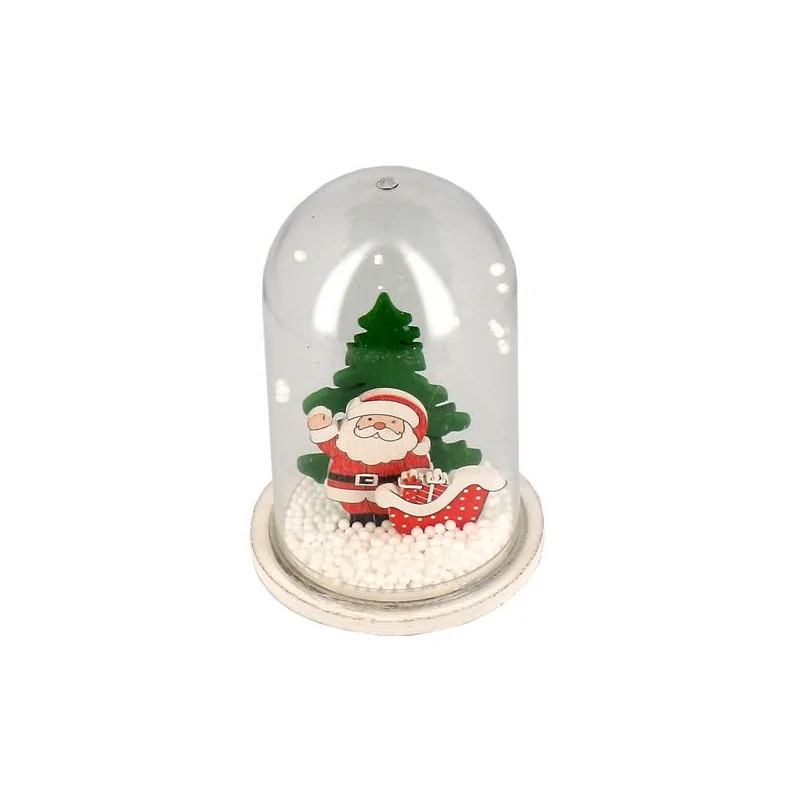 Cake Topper Boule à neige  Père Noël Patisdécor