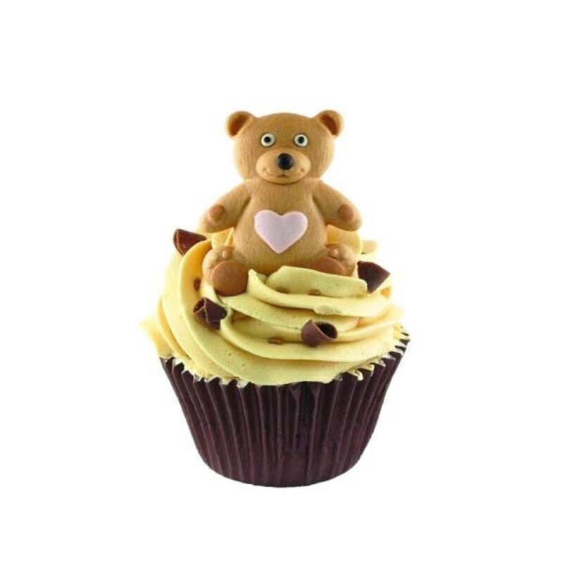 36 caissettes à cupcakes baby bear