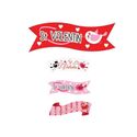 Banderoles azyme Saint Valentin assorties (x24) Banderoles azyme Saint Valentin assorties (x24)