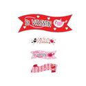 Banderoles azyme Saint Valentin assorties (x24)