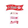 Banderoles azyme Saint Valentin assorties (x24)