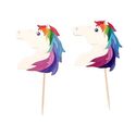 Cupcake Toppers Licorne (x20)