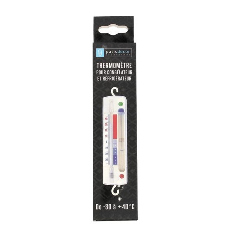 Thermomètre pour Frigo, réfrigérateur, Thermomètre tout plastique