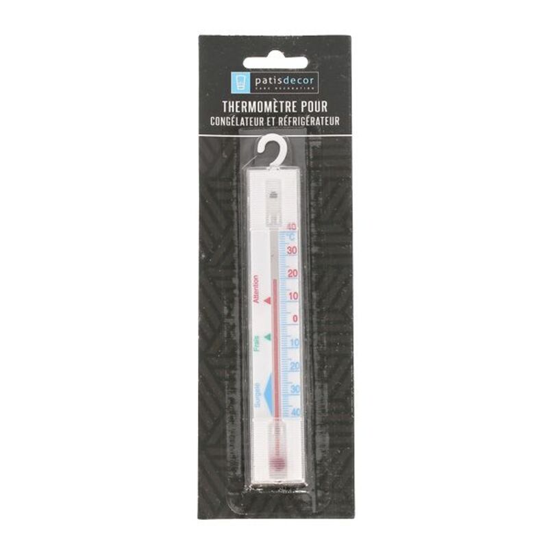Thermomètre frigo et congélateur -40°C +40°C Patisdécor