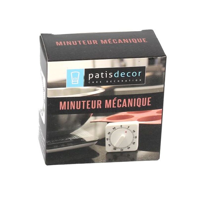 Minuteur mécanique 60 minutes Patisdécor