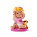 Sujet de baptême bébé fille au réveil Sujet de baptême bébé fille au réveil