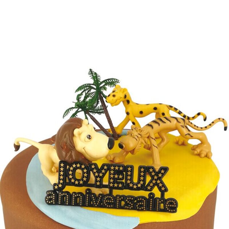 Kit Decor Gateau Savane Decor Patisserie Cerf Dellier Kit Decor Gateau Savane Decor Patisserie Cerf Dellier