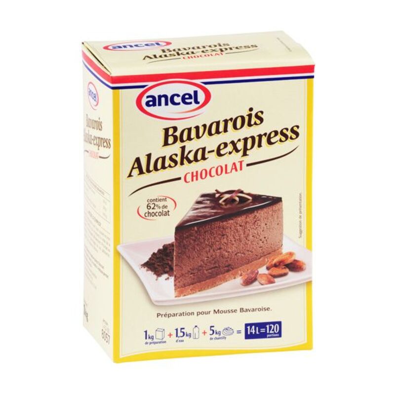 Préparation bavarois chocolat Alaska 1 kg
