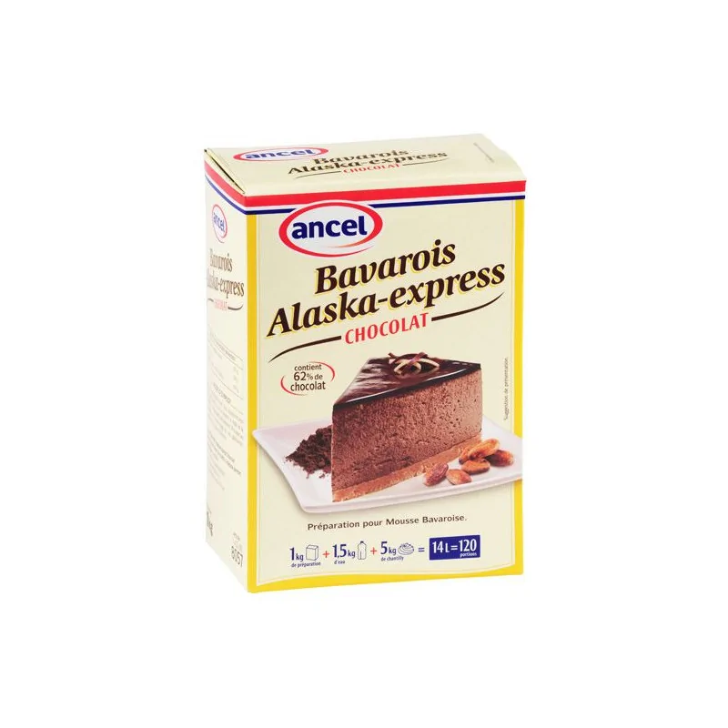 Préparation bavarois chocolat Alaska 1 kg