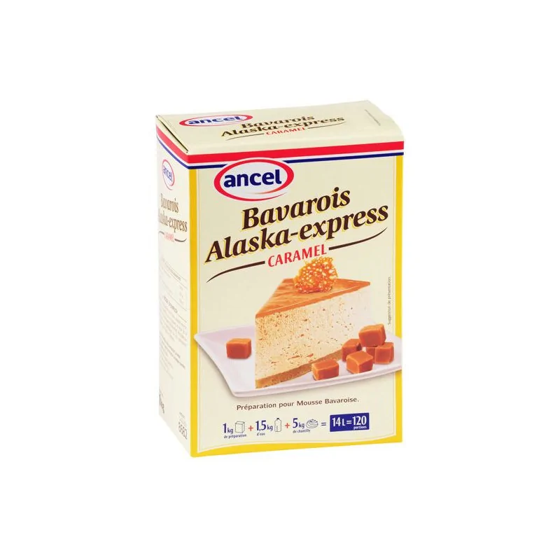 Préparation bavarois caramel Alaska 1 kg