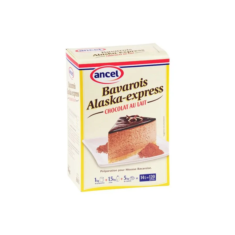 Préparation bavarois cacao lait Alaska 1 kg