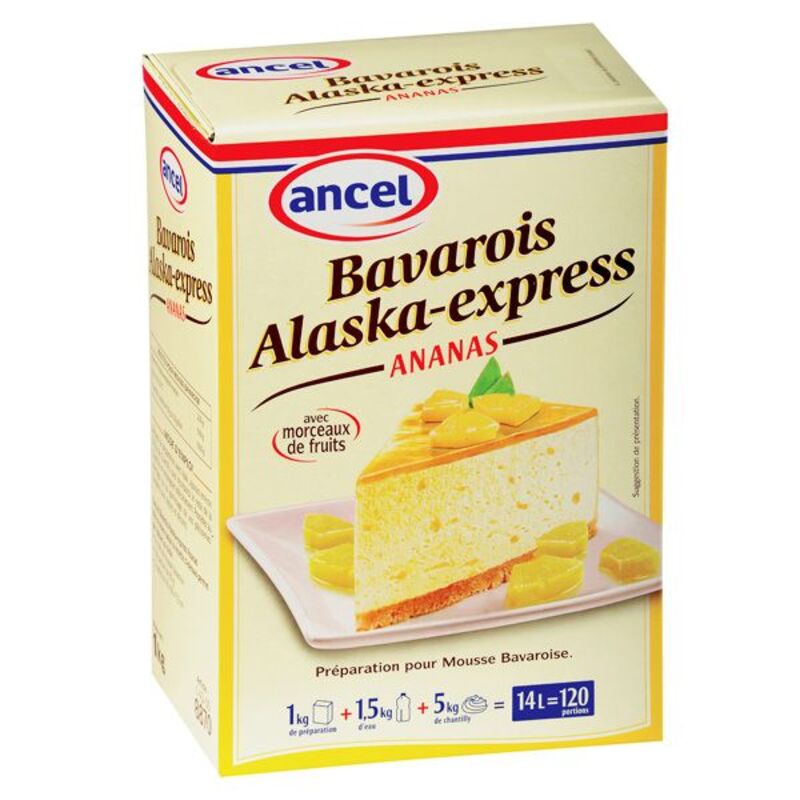 Preparation Bavarois Ananas Alaska 1 Kg Ancel Cerf Dellier