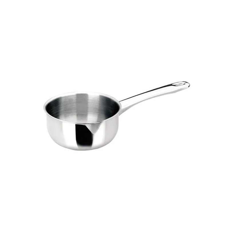 Casserole Bombée Bec Verseur inox 10 cm