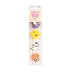 Fichier STL Animaux de la jungle emporte-pièce décoration de gâteau 6 sortes d'animaux·Plan