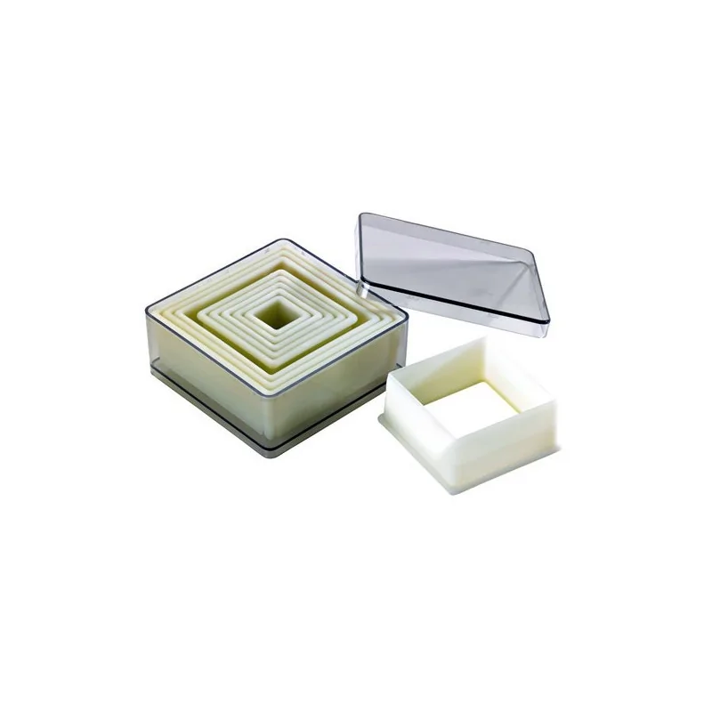 Découpoirs carrés unis polyglass x9