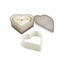 Découpoirs coeurs lisses assortis (x7) Découpoirs coeurs lisses assortis (x7)