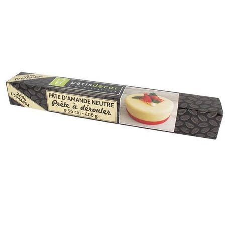 Pâte d'amande étalée 26% Patisdécor