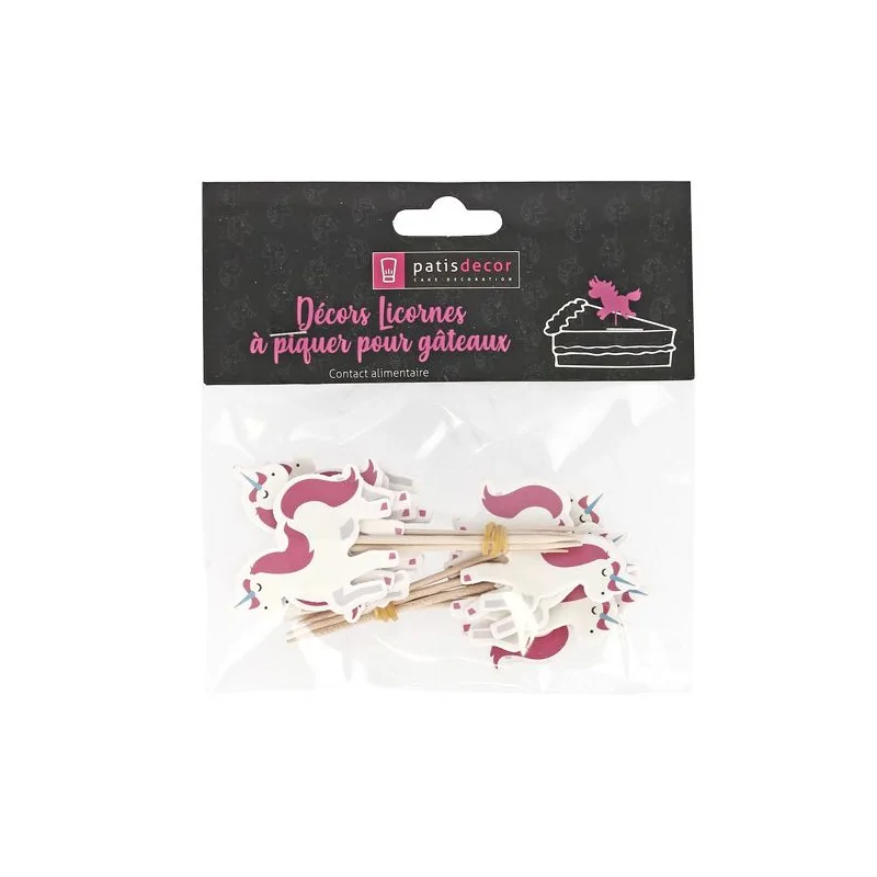 Cupcake Toppers Licorne (x12)