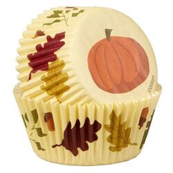 Caissette cupcake Halloween Citrouille Wilton (x50)