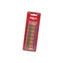 12 Bougies multicolores rayures (x 12) 12 Bougies multicolores rayures (x 12)